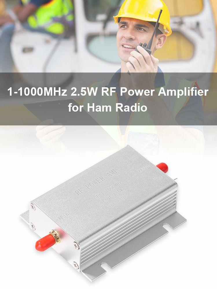 Audio Amplifier |   1-1000MHz 2.5W HF VHF UHF FM Transmitter RF Power Amplifier for Ham Radio Audio & Video Audio Amplifier