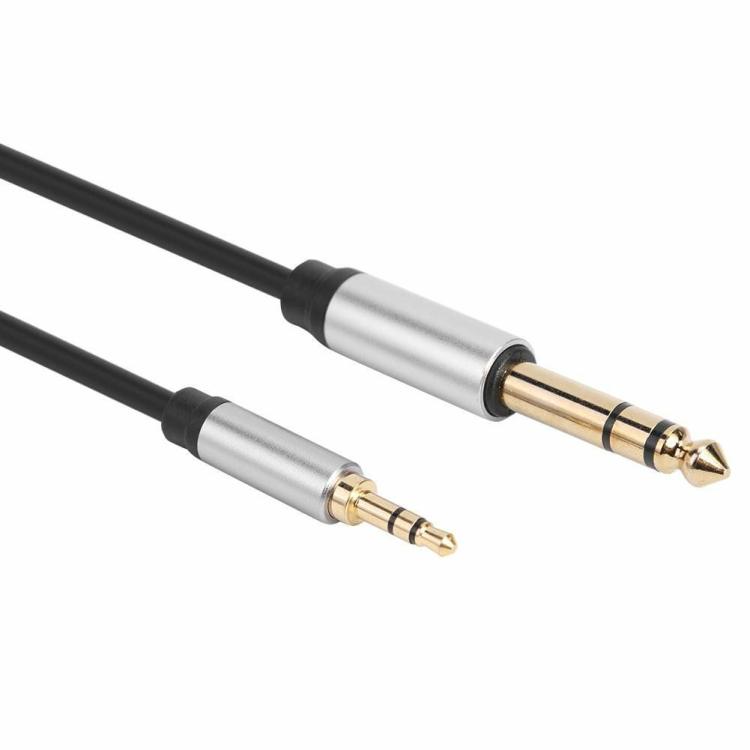 Audio Amplifier |   Gold Plated 3.5mm to 6.35mm Male to Male Adapter Aux Cable for Amplifier Audio & Video Audio Amplifier