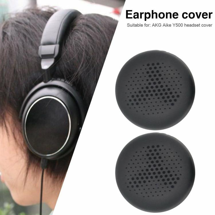 Earphone & Headphone |   1Pair Protein Leather Replacement Ear Pads Cushions for Y500 Headphones Audio & Video Earphone & Headphone