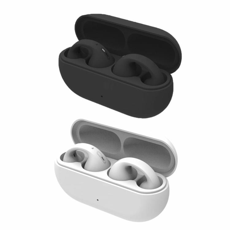 Earphone & Headphone |   Ear Hook Wireless Earbuds Bluetooth-compatible for Ambie Sound Earcuffs Audio & Video Black/White