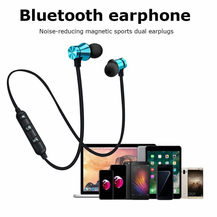 Earphone & Headphone |   Neck Hanging Magnetic Bluetooth-compatible Headset Earplugs Wireless Sports Earp Audio & Video Earphone & Headphone