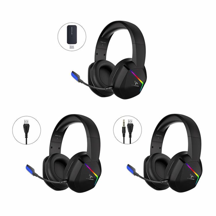 Earphone & Headphone |   Over Ear Gaming Headset Hands Free Computer Stereo Earphones with Microphone Audio & Video Earphone & Headphone