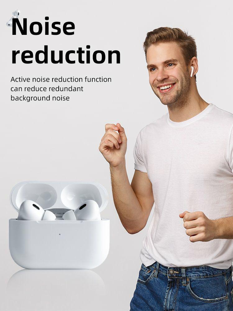 Earphone & Headphone |   Touch Noise Reduction Bluetooth-compatible HiFi Earbuds for Apple AirPods Pro 2 Audio & Video Earphone & Headphone