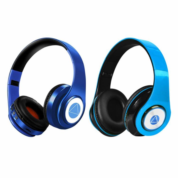 Earphone & Headphone |   Wireless Bluetooth-compatible Headset Rechargeable Folding Music Earphone with Mic Audio & Video Earphone & Headphone