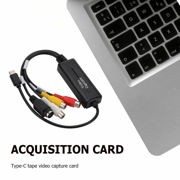 HDMI Adapter & HD Players |   1 Channel USB 3.1 Type-C CCTV DVD VCD MP4 Audio Video Capture Card Adapter Audio & Video HDMI Adapter & HD Players