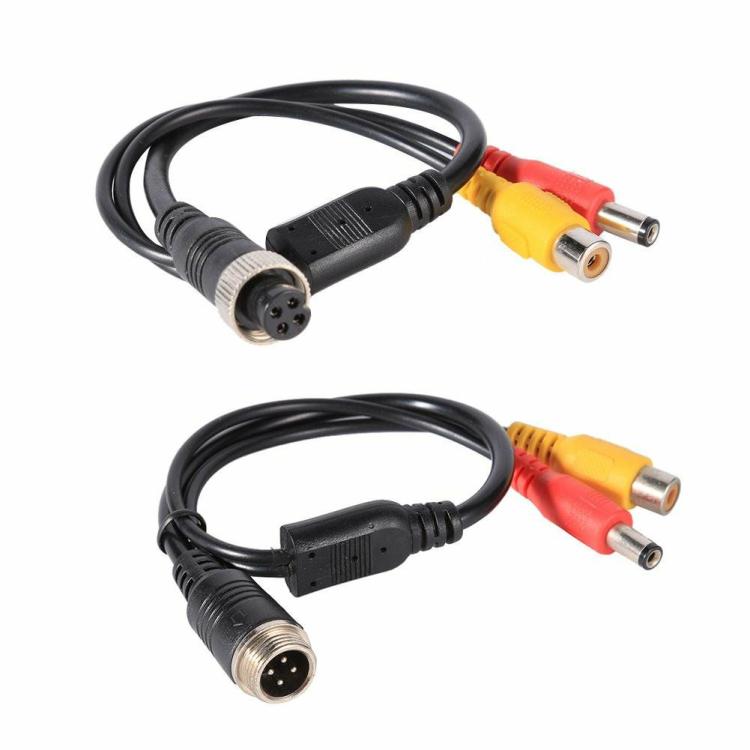 HDMI Adapter & HD Players |   4Pin Aviation Head to RCA Female DC Male Extension Cable Adapter Audio & Video HDMI Adapter & HD Players