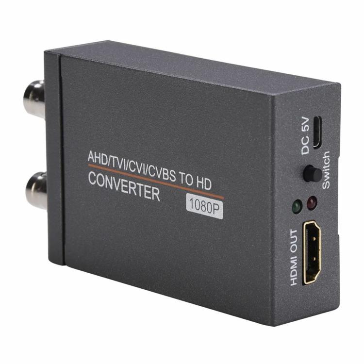 HDMI Adapter & HD Players |   AHD/TVI/CVI/CVBS To HDMI-Compatible Converter 3MP/4MP/5MP/8MP Adapter Full HD Audio & Video HDMI Adapter & HD Players