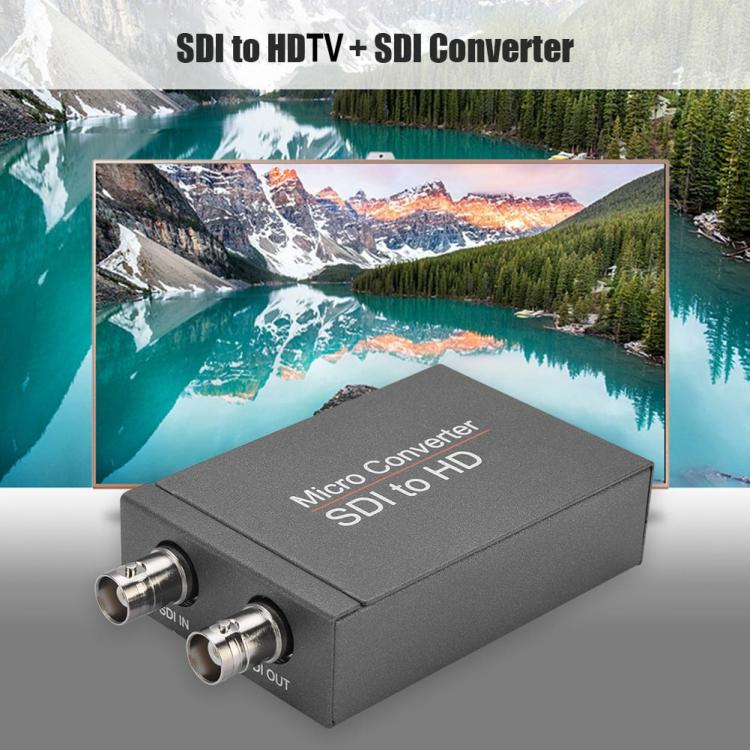 HDMI Adapter & HD Players |   HD 3G SDI to HDMI-compatible Converter BNC to HDMI-compatible Adapter Audio Auto Format Detection Audio & Video HDMI Adapter & HD Players