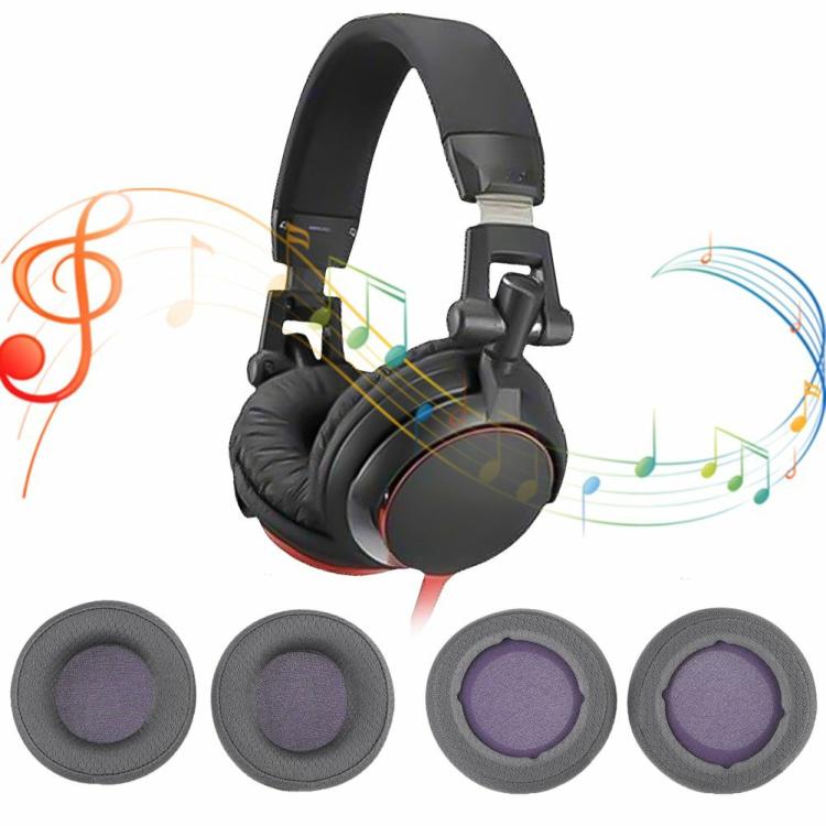 Headphone Accessories |   1 Pair Replacement Earpads Ear Cushions for Sony MDR-V55 V500DJ Headphones Audio & Video Black/Grey