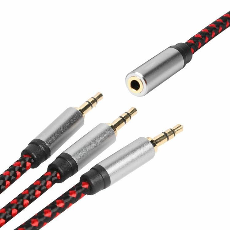 Headphone Accessories |   3.5mm Audio Splitter Adapter Cable 1 Female to 3 Male AUX Extension Cord Audio & Video Headphone Accessories