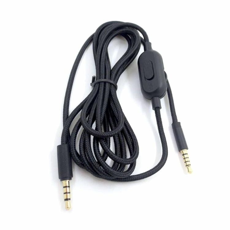 Headphone Accessories |   3.5mm Male To Male Audio Cable Mute Switch for G433 G233 Headset Audio & Video Headphone Accessories