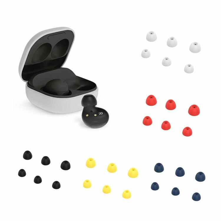 Headphone Accessories |   Silicone Ear Tips for Samsung Galaxy Buds 2 Wireless Earphone Earplug Caps Audio & Video Black/White/Yellow