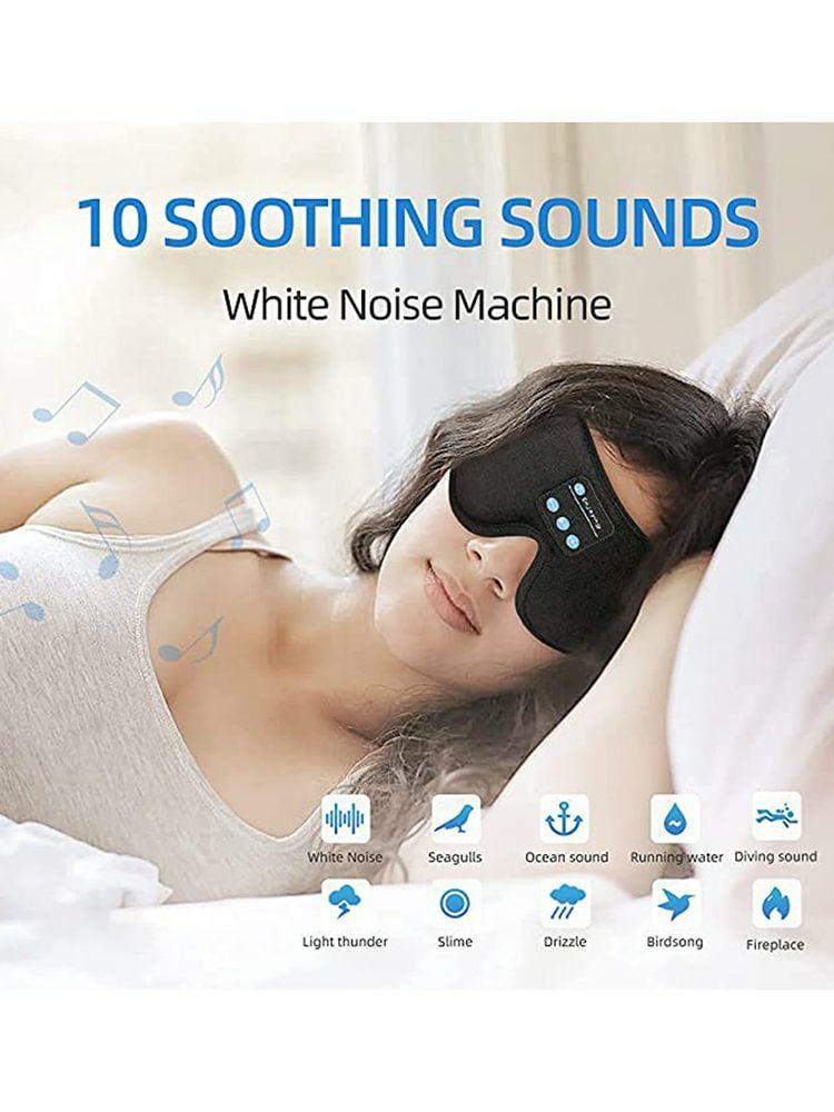 Headphone Accessories |   Stereo HiFi Eye Mask Bluetooth-compatible Headband Sleeping Headphones Audio & Video Headphone Accessories