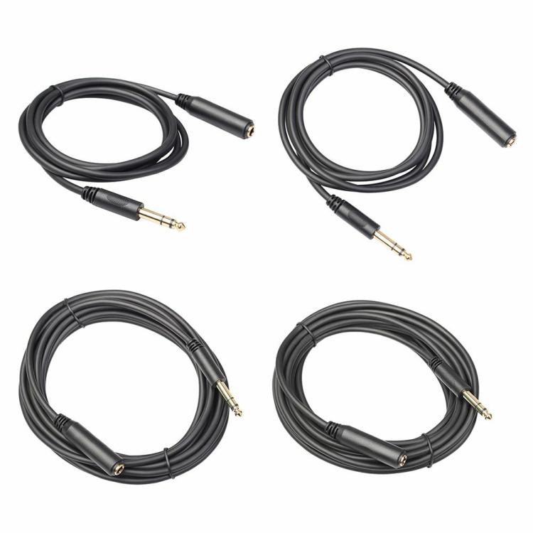 Mixer |   1.8/3/4.5/6M 1/4 Inch TRS Stereo 6.35mm Male To Female Cable for Guitar Mixer Audio & Video Mixer