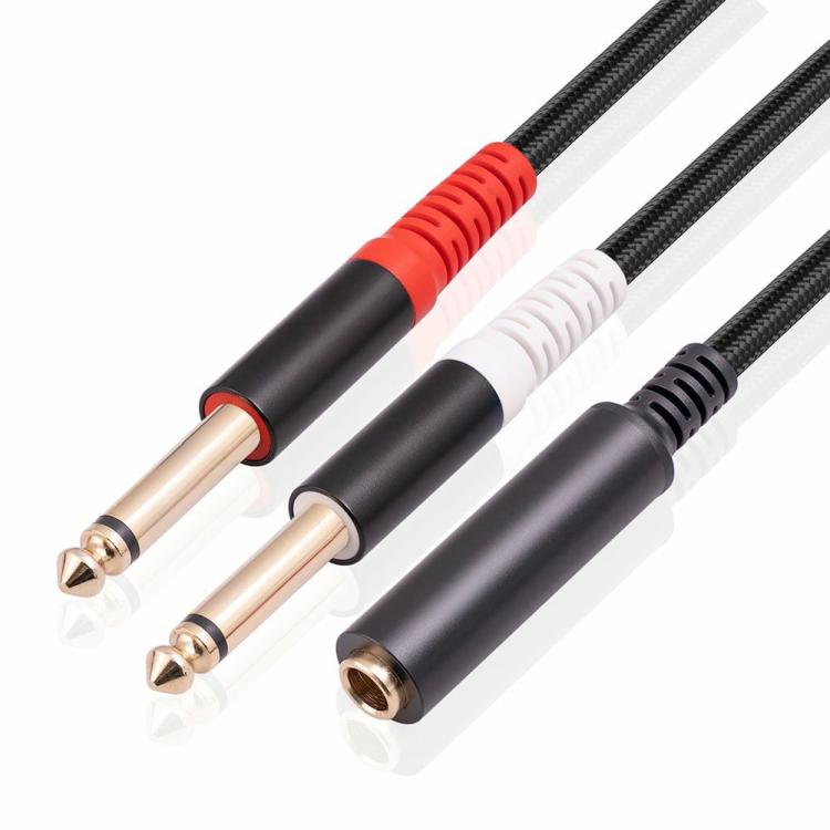 Mixer |   1/4 TRS To 1/4 TS Female To Male Stereo Cable Stereo Mono Line for Mixer Headset Audio & Video Mixer