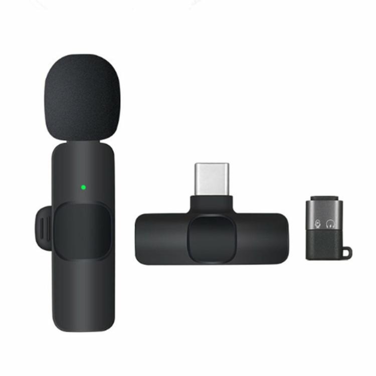 Morning light |   Wireless Microphone Portable Lavalier Microphone for Live Broadcast Gaming Phone Audio & Video Morning light