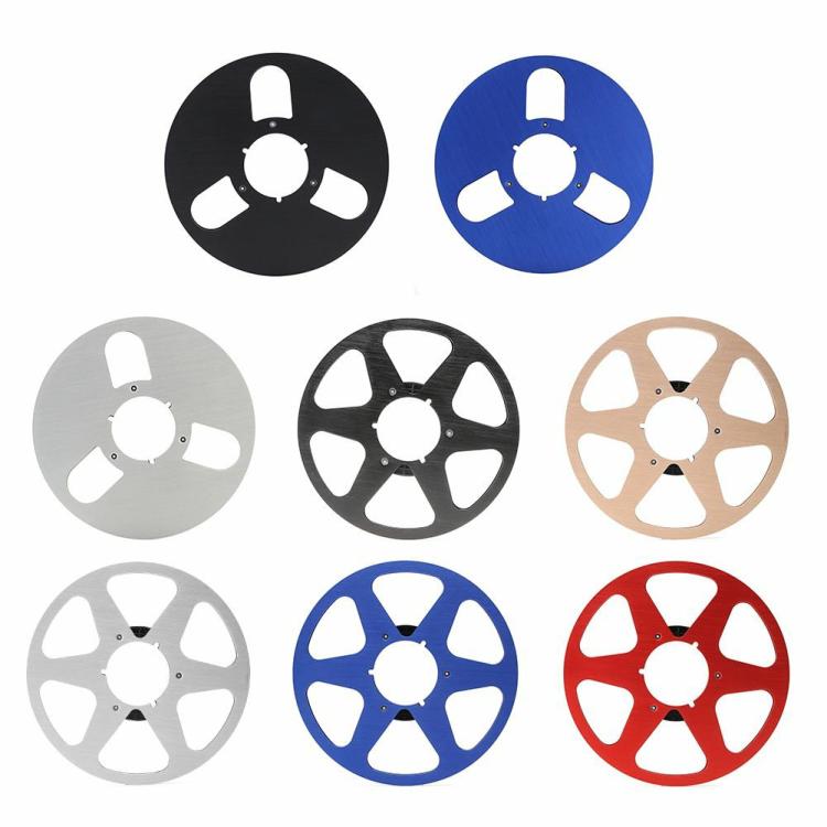 Others |   Empty Tape Reel 1/4 10 Inch Blank Tape Reel Universal for Studer ReVox/TEAC/BASF Audio & Video Blue/Black/Silver/Red