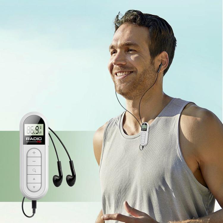 Speakers & Radio |   FM Radio Mini Pocket Clip Radio with 3.5mm Headphones for Walk Jogging Camping Audio & Video Speakers & Radio