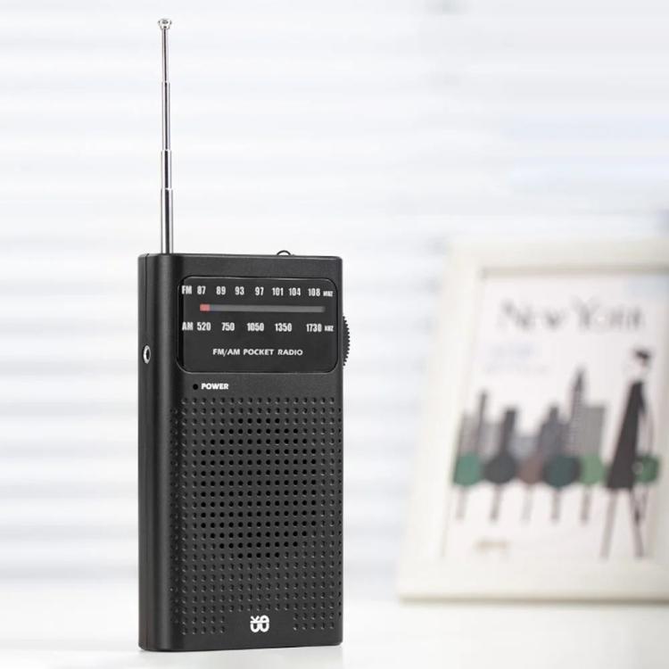 Speakers & Radio |   Full Band AM FM Radio Battery Powered Analog Radio Portable Pointer Radio Audio & Video Black/White