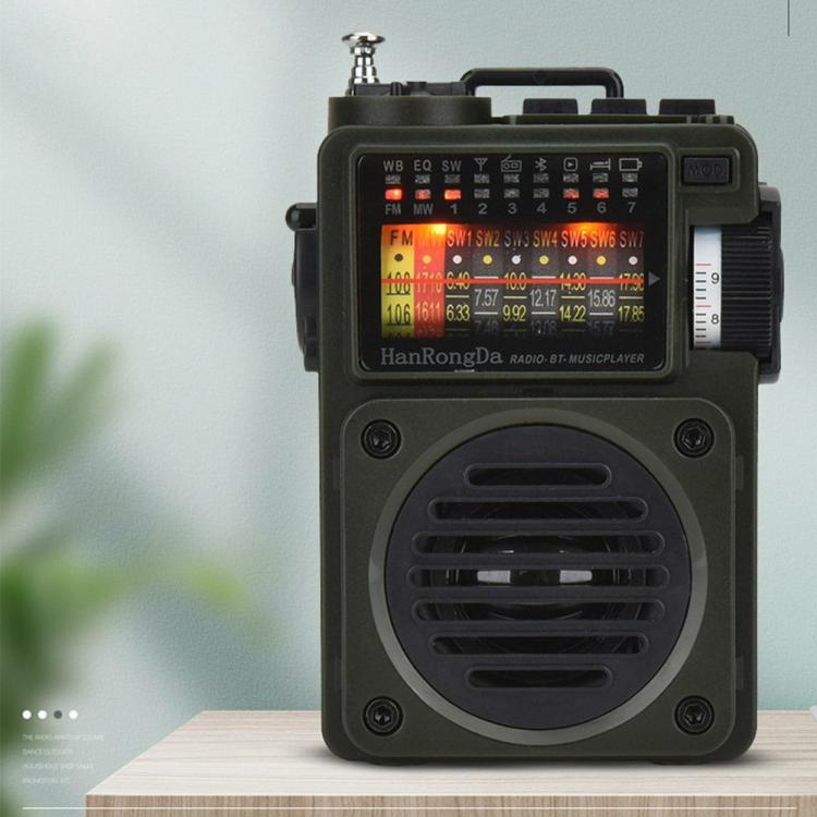 Speakers & Radio |   Portable Radio Bluetooth-compatible TF Card Playback Outdoor Radio Stereo Audio & Video Speakers & Radio