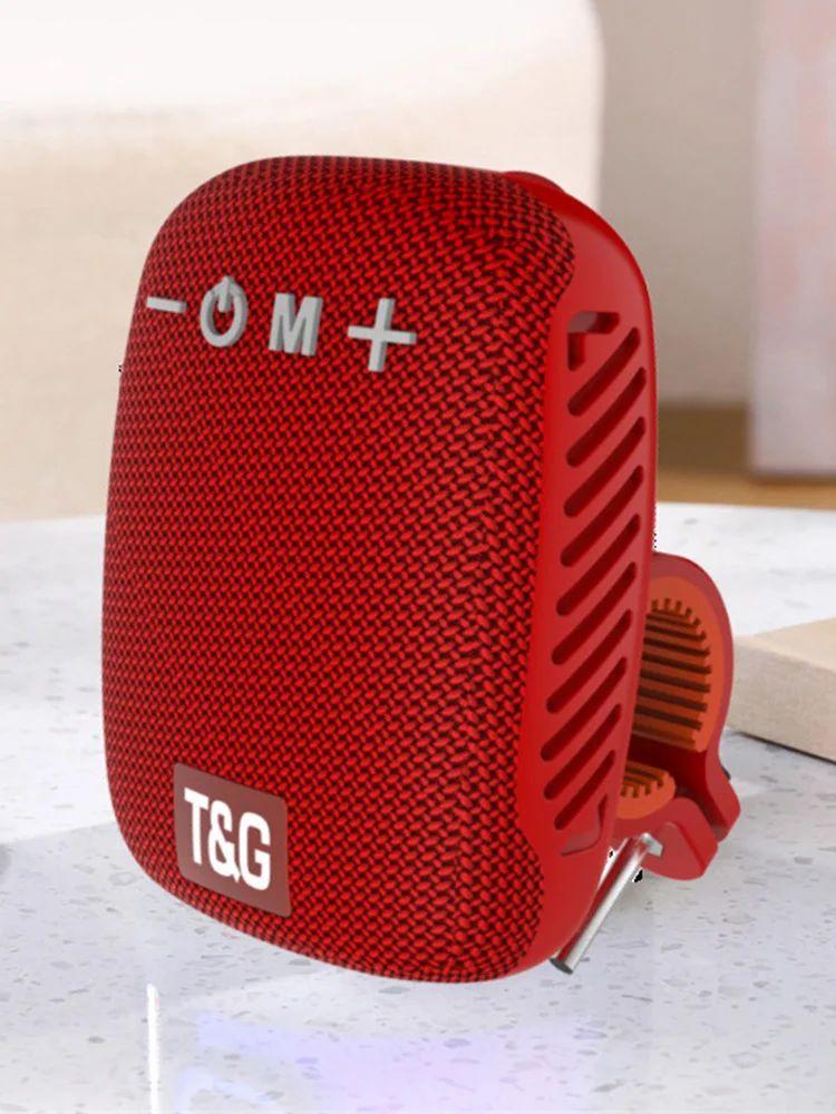 Speakers & Radio |   Portable Speaker Type-C USB Rechargeable Bluetooth-Compatible 5.3 Stereo Speaker Audio & Video Red/Black/Grey