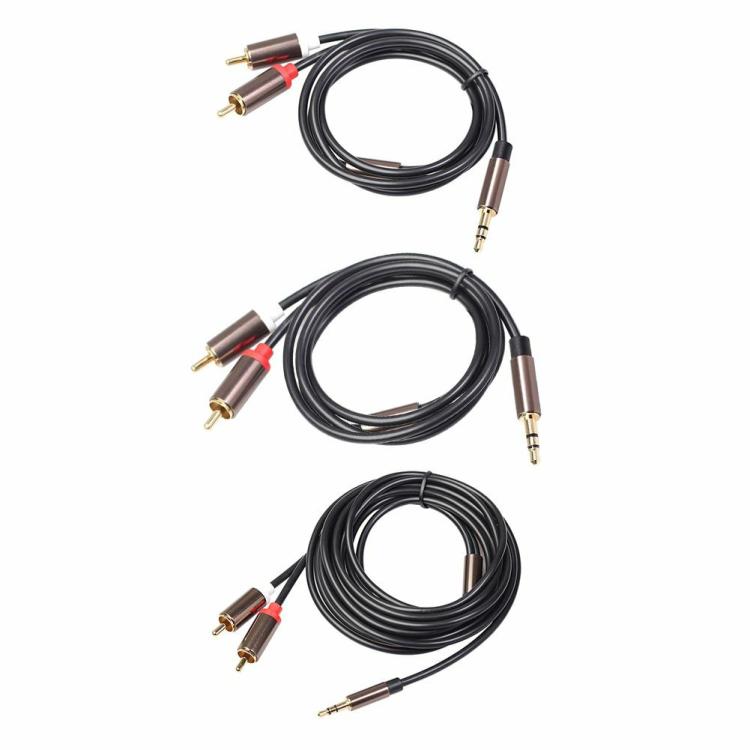 Wired Headset & Walkie Talkie |   3.5mm 3.5 Jack to 2 RCA AUX Audio Cable 1/8 inch Male to 2RCA Male Splitter Audio & Video Wired Headset & Walkie Talkie