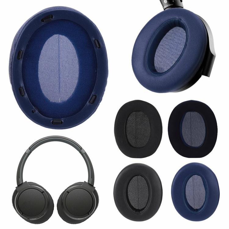 Headphone Accessories |   Earpads Cushions Replacement Headset Earpads for Sony WH-XB910N Headphones Audio & Video Black/Blue