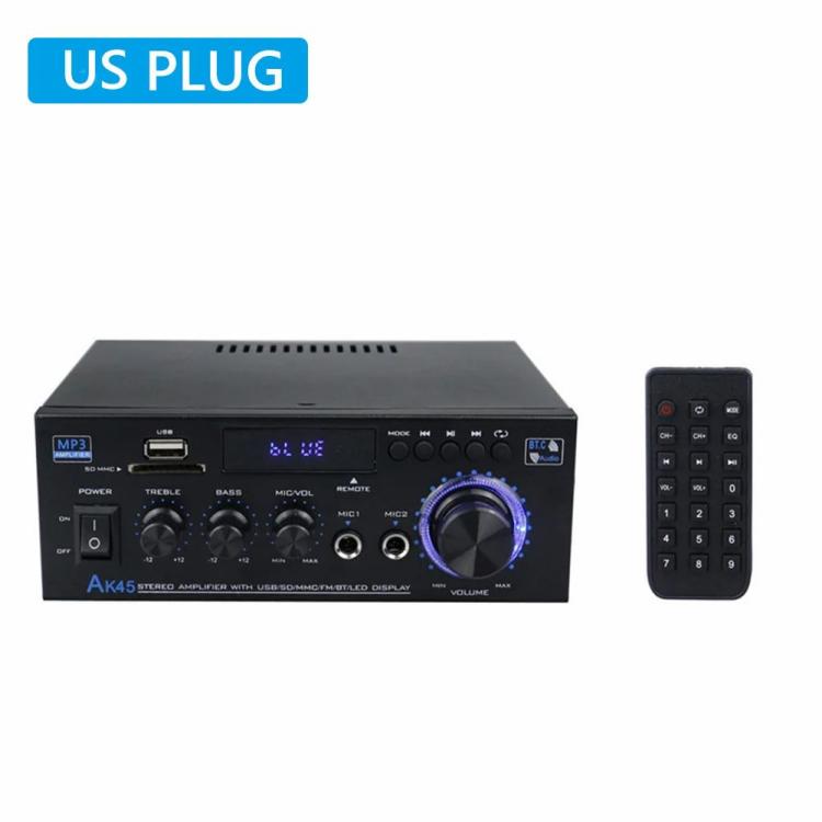 Audio Amplifier |   AK45 Audio Amplifier 2.0 Channel HiFi Digital Amplifier Bluetooth-compatible 5.0 Audio & Video Audio Amplifier